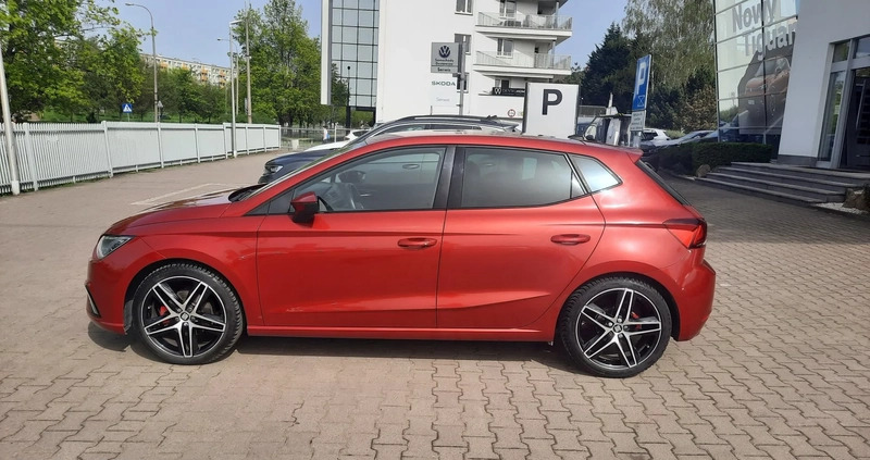 Seat Ibiza cena 58900 przebieg: 73153, rok produkcji 2018 z Kunów małe 211